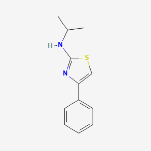 molecular formula C12H14N2S B1609602 N-Isopropyl-4-phenylthiazol-2-amine CAS No. 691905-18-7