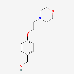molecular formula C13H19NO3 B1609608 [4-(2-吗啉-4-基乙氧基)苯基]甲醇 CAS No. 852180-76-8