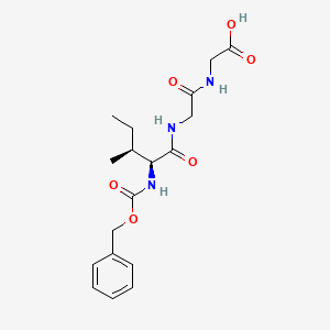 molecular formula C18H25N3O6 B1609617 Z-ILE-GLY-GLY-OH CAS No. 84559-82-0