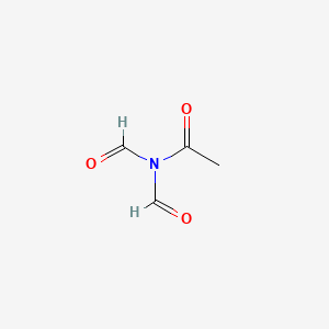 molecular formula C4H5NO3 B1609618 N,N-diformylacetamide CAS No. 26944-31-0