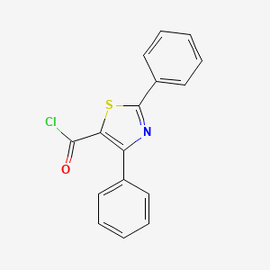 molecular formula C16H10ClNOS B1609619 2,4-Diphenyl-1,3-thiazole-5-carbonyl chloride CAS No. 857284-13-0