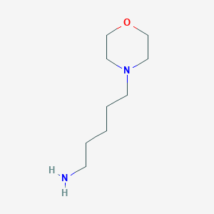 molecular formula C9H20N2O B1609626 (5-Morpholin-4-ylpentyl)amine CAS No. 39793-32-3