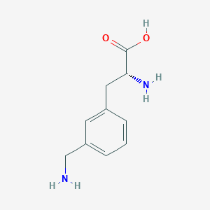 molecular formula C10H14N2O2 B1609627 (R)-2-氨基-3-(3-(氨基甲基)苯基)丙酸 CAS No. 1217607-94-7
