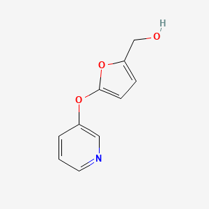 molecular formula C10H9NO3 B1609629 (5-pyridin-3-yloxyfuran-2-yl)methanol CAS No. 857284-15-2