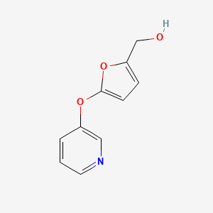 molecular formula C10H9NO3 B1609629 [5-(Pyrid-3-yloxy)-2-furyl]methanol CAS No. 857284-15-2
