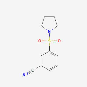 molecular formula C11H12N2O2S B1609631 3-(Pyrrolidin-1-ylsulfonyl)benzonitrile CAS No. 1003740-90-6