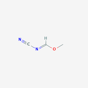 molecular formula C3H4N2O B1609653 N-Cyanomethanimidic methyl ester CAS No. 51688-22-3