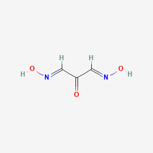 molecular formula C3H4N2O3 B1609655 1,2,3-Propanetrione, 1,3-dioxime CAS No. 41886-31-1