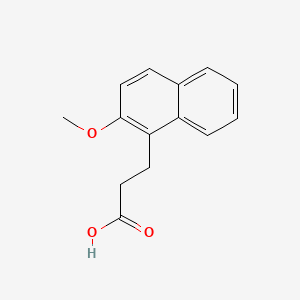 3-(2-methoxynaphthalen-1-yl)propanoic Acid