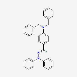 molecular formula C33H29N3 B1609662 4-(Dibenzylamino)benzaldehyde-N,N-diphenylhydrazone CAS No. 85171-94-4