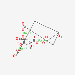 molecular formula C12H10Ba3O14 B1609663 Barium citrate CAS No. 512-25-4