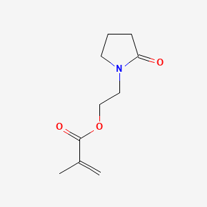 molecular formula C10H15NO3 B1609665 2-(2-Oxopyrrolidin-1-yl)ethyl 2-methylprop-2-enoate CAS No. 946-25-8