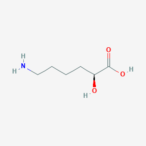 molecular formula C6H13NO3 B1609667 (2S)-6-Amino-2-hydroxyhexanoic acid CAS No. 42491-84-9