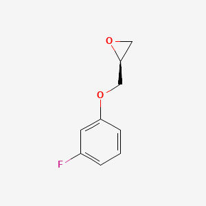 molecular formula C9H9FO2 B1609671 (S)-2-((3-Fluorophenoxy)methyl)oxirane CAS No. 282100-74-7