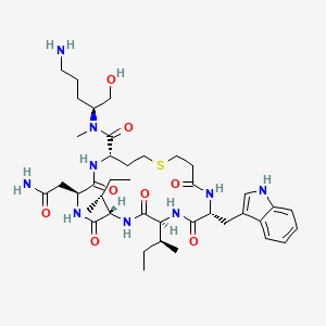 molecular formula C40H63N9O8S B1609675 巴鲁西班 CAS No. 285571-64-4