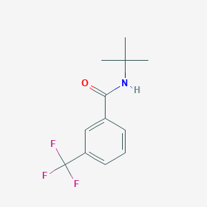 molecular formula C12H14F3NO B1609681 N-tert-butyl-3-(trifluoromethyl)benzamide CAS No. 340136-34-7