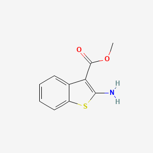 molecular formula C10H9NO2S B1609683 Methyl 2-amino-1-benzothiophene-3-carboxylate CAS No. 92539-88-3