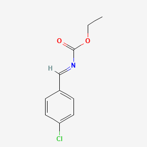 molecular formula C10H10ClNO2 B1609693 (4-Chloro-benzylidene)-carbamic acid ethyl ester CAS No. 681260-32-2