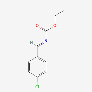 molecular formula C10H10ClNO2 B1609693 Ethyl 4-chlorobenzylidenecarbamate CAS No. 681260-32-2