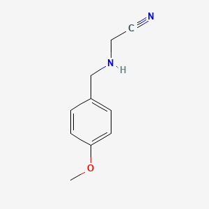 molecular formula C10H12N2O B1609701 (4-Methoxy-benzylamino)-acetonitrile CAS No. 63086-28-2