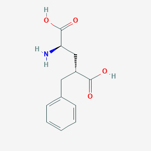 molecular formula C12H15NO4 B1609714 (4R)-4-Benzyl-D-glutamic acid CAS No. 402821-16-3