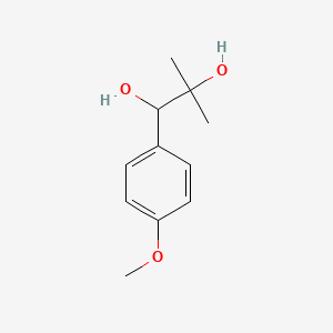 molecular formula C11H16O3 B1609730 1-(4-Methoxyphenyl)-2-methylpropane-1,2-diol CAS No. 261930-06-7