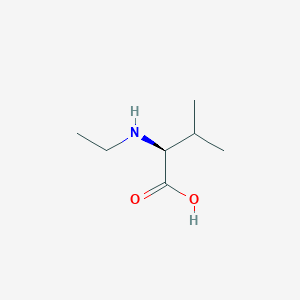 molecular formula C7H15NO2 B1609737 n-Ethyl-l-valine CAS No. 90600-06-9