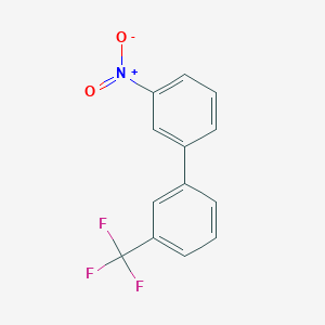 molecular formula C13H8F3NO2 B1609738 1-(3-Nitrophenyl)-3-(trifluoromethyl)benzene CAS No. 194874-02-7