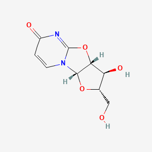 molecular formula C9H10N2O5 B1609743 2,2'-脱水-L-尿苷 CAS No. 31501-46-9