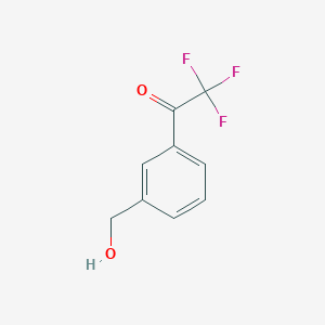 molecular formula C9H7F3O2 B1609748 2,2,2-Trifluoro-1-[3-(hydroxymethyl)phenyl]-ethanone CAS No. 370104-02-2