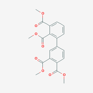 molecular formula C20H18O8 B1609751 BIPHENYL-2,3,3',4'-TETRACARBOXYLIC ACID TETRAMETHYL ESTER CAS No. 36978-36-6