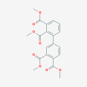 molecular formula C20H18O8 B1609751 Tetramethyl [1,1'-biphenyl]-2,3,3',4'-tetracarboxylate CAS No. 36978-36-6