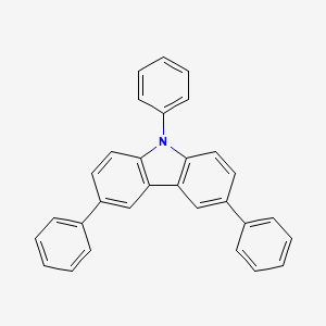 molecular formula C30H21N B1609756 9H-Carbazole, 3,6,9-triphenyl- CAS No. 215502-76-4