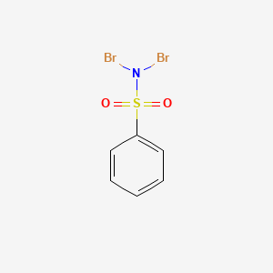molecular formula C6H5Br2NO2S B1609766 N,N-dibromobenzenesulfonamide CAS No. 938-05-6