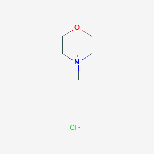 molecular formula C5H10ClNO B1609775 4-Methylenemorpholin-4-ium chloride CAS No. 52853-19-7