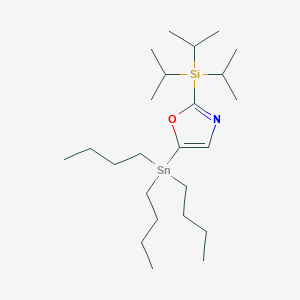 5-(Tributylstannyl)-2-(triisopropylsilyl)-1,3-oxazole