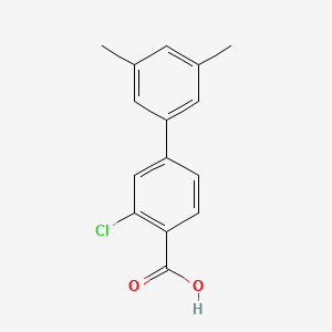 molecular formula C15H13ClO2 B1609786 2-chloro-4-(3,5-dimethylphenyl)benzoic Acid CAS No. 884323-17-5