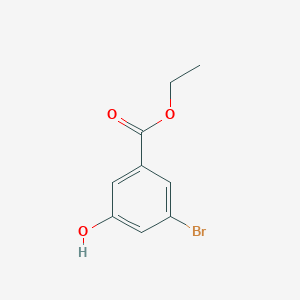 molecular formula C9H9BrO3 B1609787 Ethyl 3-bromo-5-hydroxybenzoate CAS No. 870673-35-1
