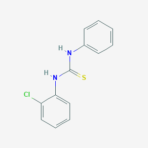 molecular formula C13H11ClN2S B160979 1-(2-Chlorophenyl)-3-phenylthiourea CAS No. 1932-36-1