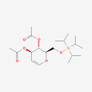 3,4-Di-O-acetyl-6-O-(triisopropylsilyl)-D-glucal