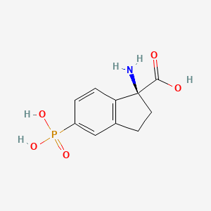 (1S)-1-Amino-5-phosphono-2,3-dihydro-1H-indene-1-carboxylic acid