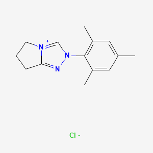 2-Mesityl-2,5,6,7-tetrahydropyrrolo[2,1-c][1,2,4]triazol-4-ium chloride