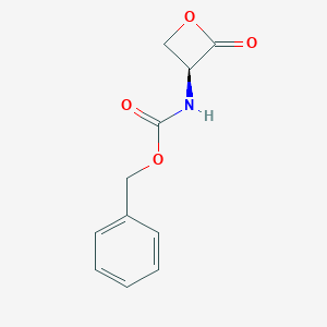 molecular formula C11H11NO4 B016098 (S)-Benzyl (2-oxooxetan-3-YL)carbamate CAS No. 26054-60-4