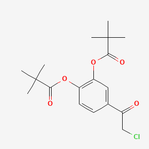 2-Chloro-3',4'-bis(pivaloyloxy)acetophenone
