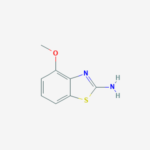 molecular formula C8H8N2OS B160982 2-Amino-4-methoxybenzothiazole CAS No. 5464-79-9