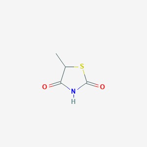 molecular formula C4H5NO2S B1609821 5-Methylthiazolidine-2,4-dione CAS No. 3805-23-0