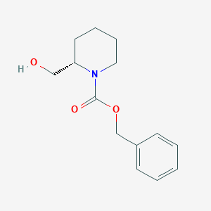 molecular formula C14H19NO3 B1609823 (S)-Benzyl 2-(hydroxymethyl)piperidine-1-carboxylate CAS No. 212557-00-1
