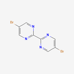 molecular formula C8H4Br2N4 B1609825 2,2'-Bipyrimidine, 5,5'-dibromo- CAS No. 400859-09-8