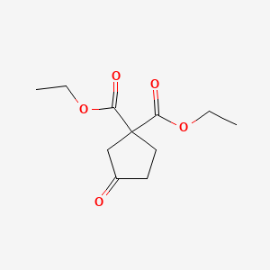 molecular formula C11H16O5 B1609828 Diethyl 3-oxocyclopentane-1,1-dicarboxylate CAS No. 180573-13-1