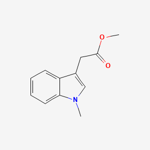 molecular formula C12H13NO2 B1609839 Methyl 2-(1-methyl-1H-indol-3-yl)acetate CAS No. 58665-00-2